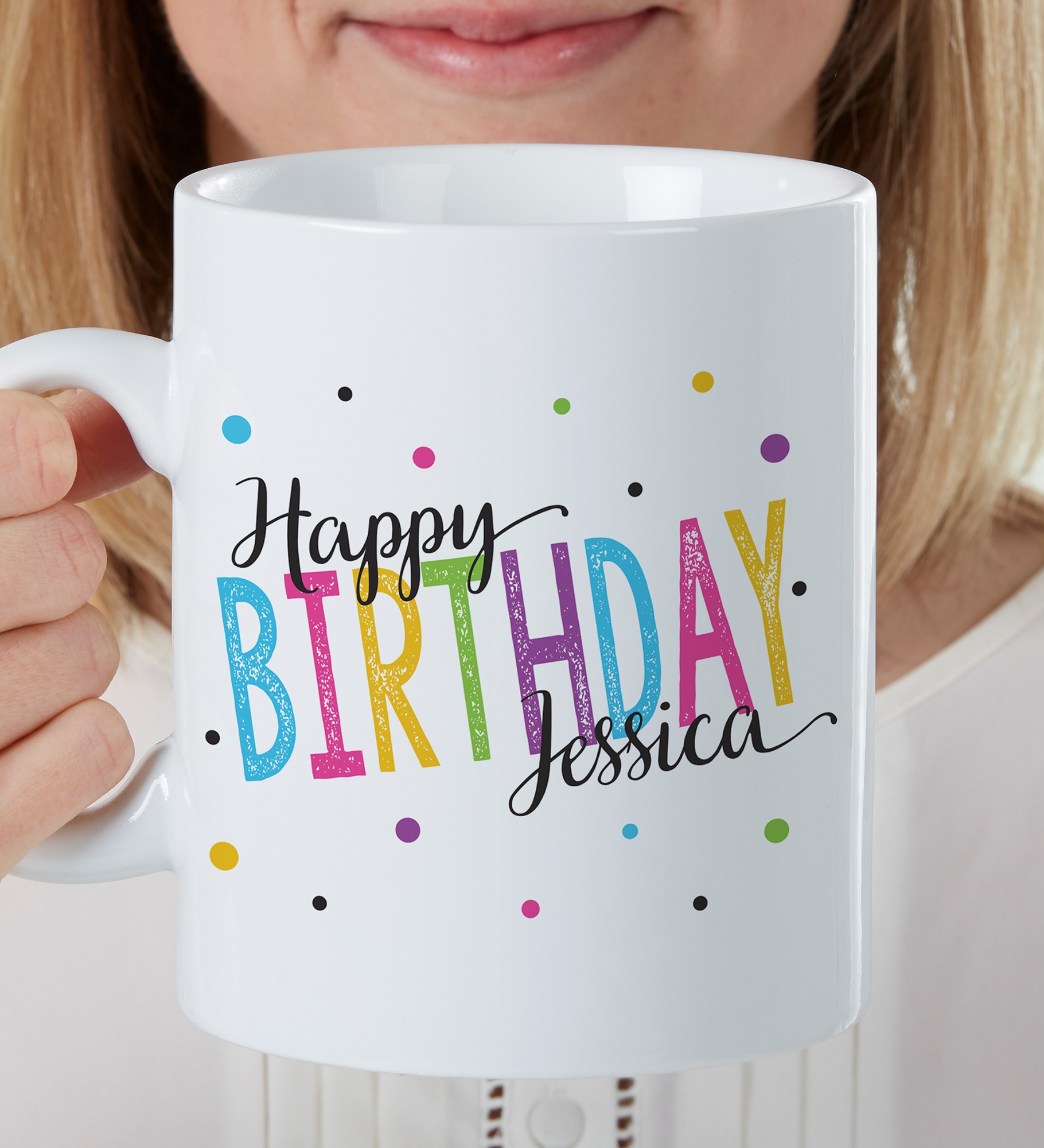 Bold Birthday Personalized 30oz. Oversized Coffee Mug
